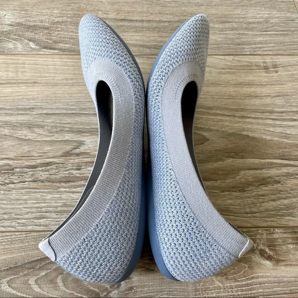 Allbirds Tree Breezers Ballet Flats Whitecap Blue Lightweight 7.5 NEW (no tags)